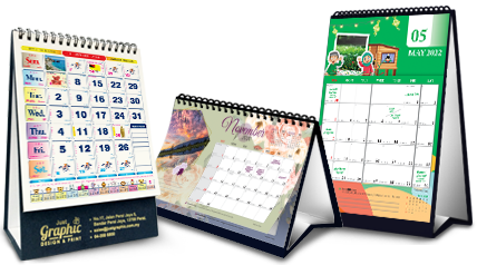 Desk Calendar (Hard Stand)